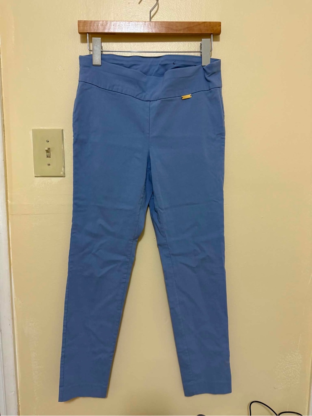 INC International Concepts Slim Ponte Pants in Periwinkle Blue
